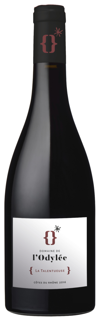 LODYLEE-TALENTUEUSE-capsulenoire vin rosé cote du rhone 2017 la fougueuse domaine de l'Odylée