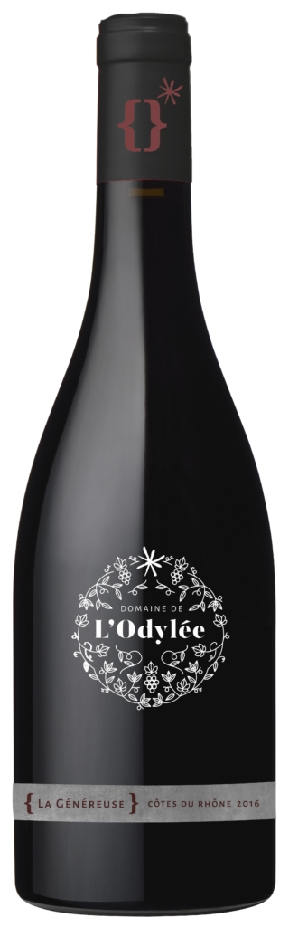 LODYLEE_GENEREUSE vin cote du rhone 2017 la fougueuse domaine de l'Odylée