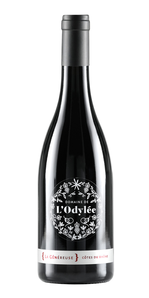 vin rosé cote du rhone 2017 la fougueuse domaine de l'Odylée