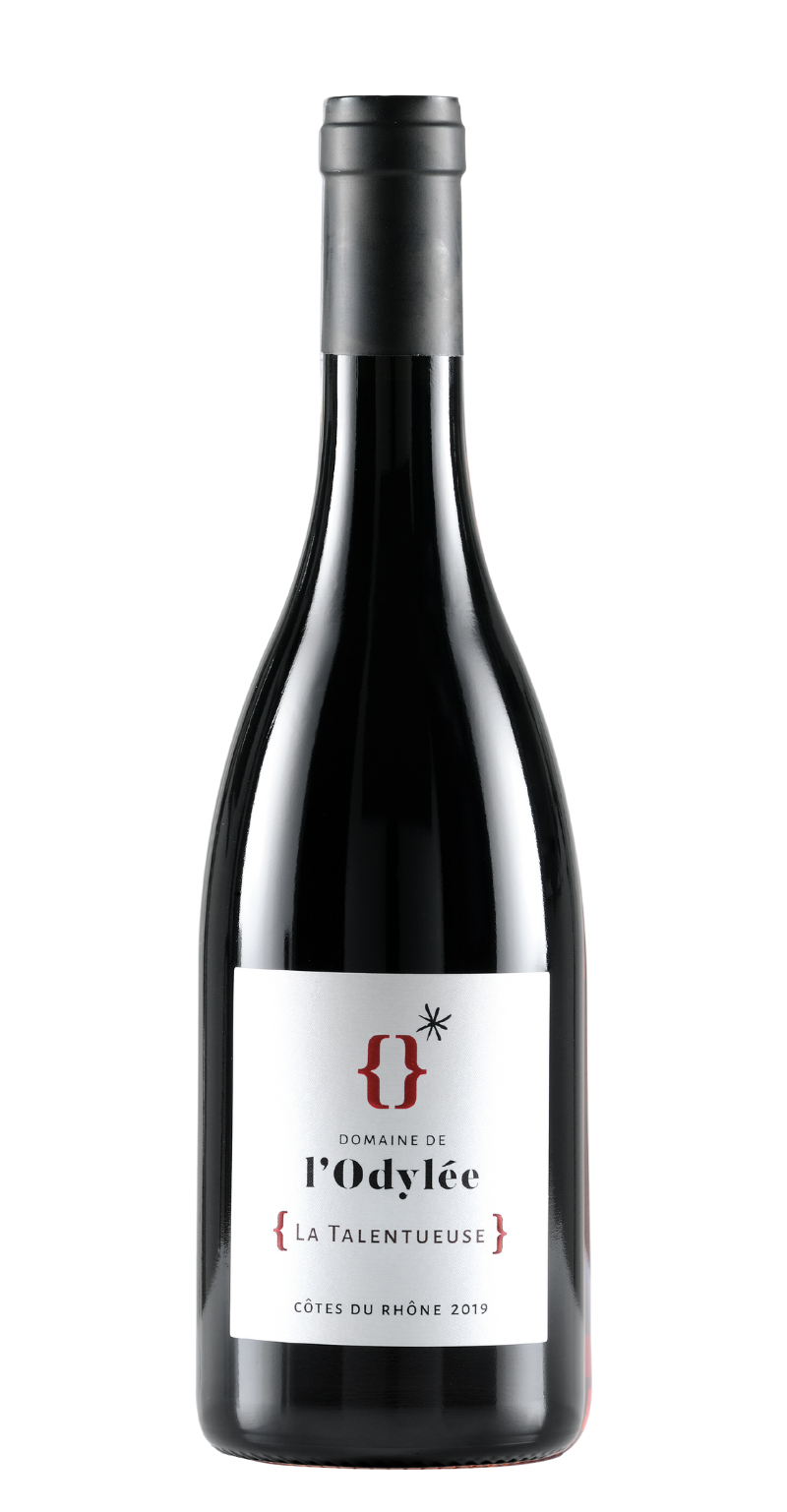 vin rouge cote du rhone 2017 la talentueuse domaine de l'Odylée