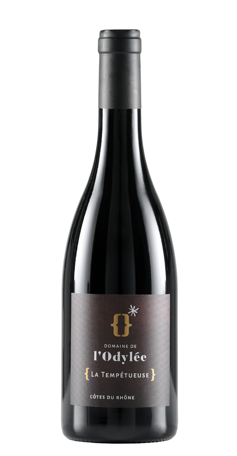 vin rouge cote du rhone 2019 la tempétueuse domaine de l'Odylée